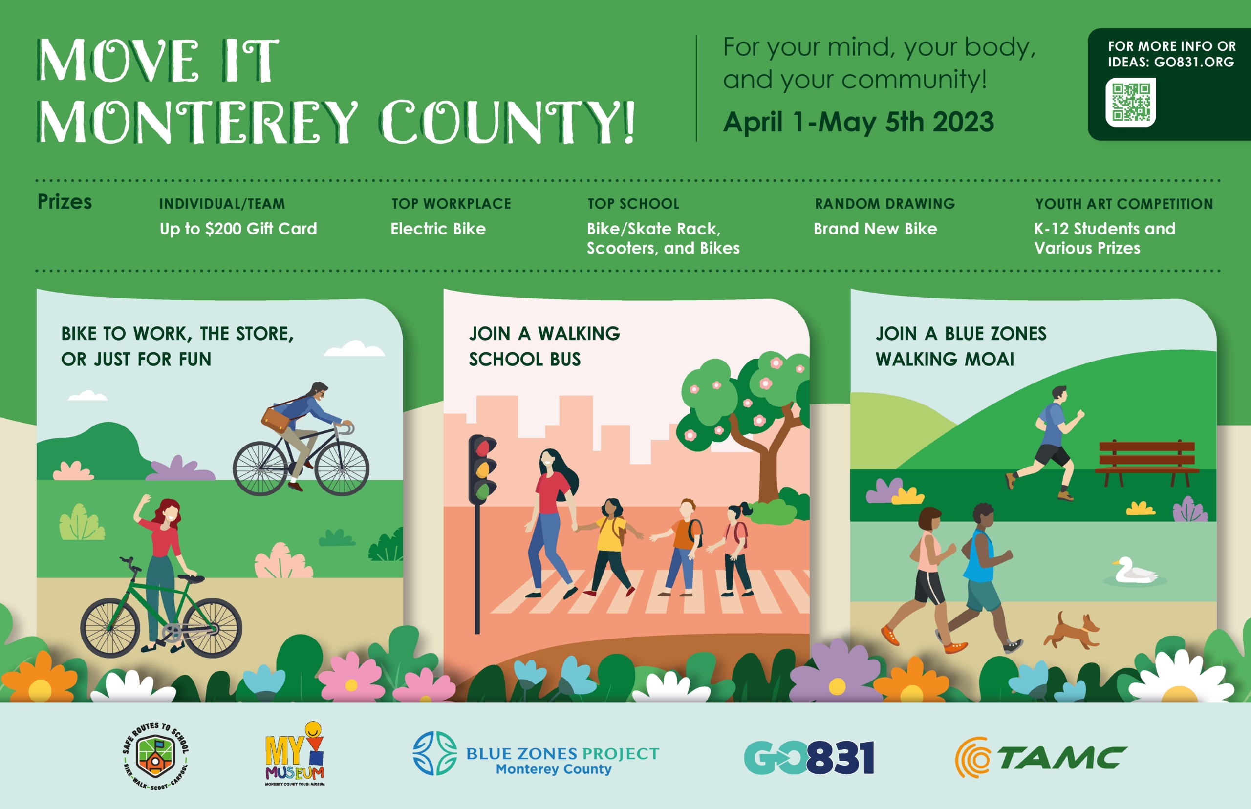 Spring 2023 Move It Monterey County! Challenge Safe Routes